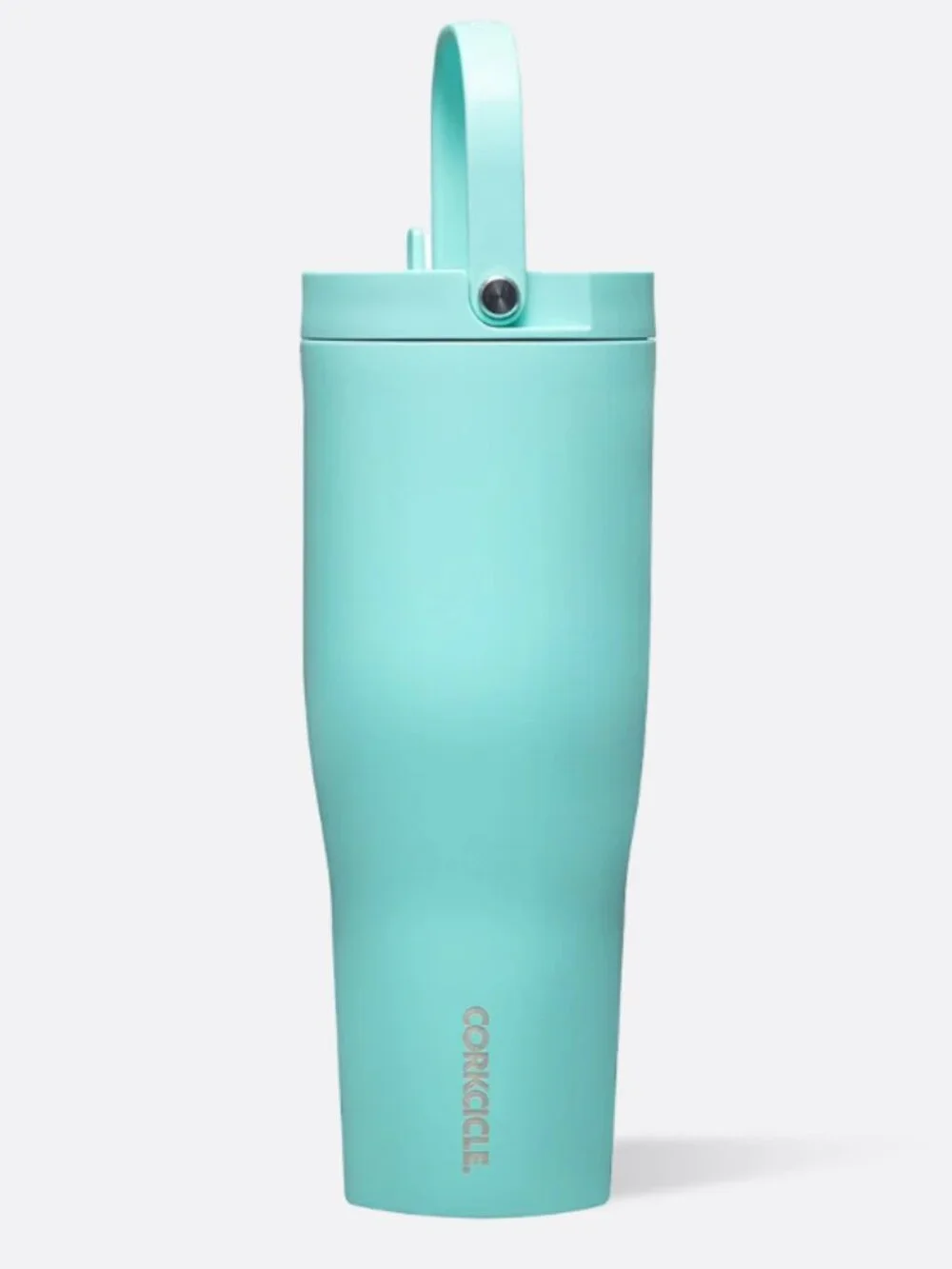 Corkcicle Mint Travel Tumbler with Carry Handle - Go Cup XL 30 Ounces